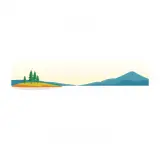 رسم توضيحي لكلمة lake