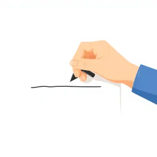 رسم توضيحي لكلمة line