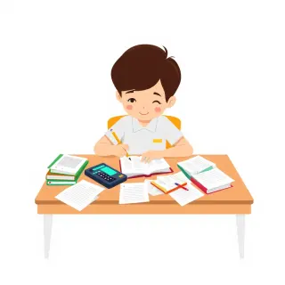 رسم توضيحي لكلمة math