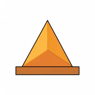 رسم توضيحي لكلمة triangle
