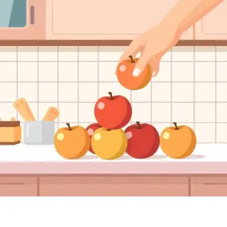 رسم توضيحي لكلمة subtract