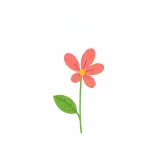 رسم توضيحي لكلمة flower