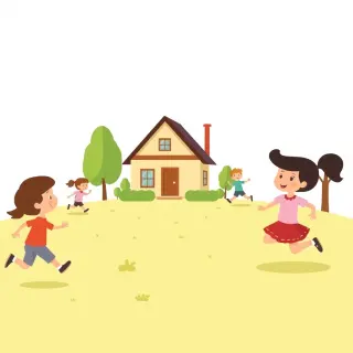 رسم توضيحي لكلمة yard