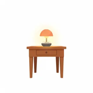 رسم توضيحي لكلمة lamp