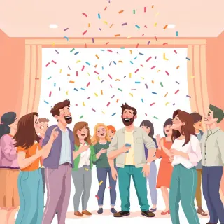 رسم توضيحي لكلمة fun