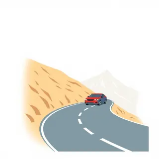 رسم توضيحي لكلمة curve