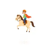 رسم توضيحي لكلمة rider