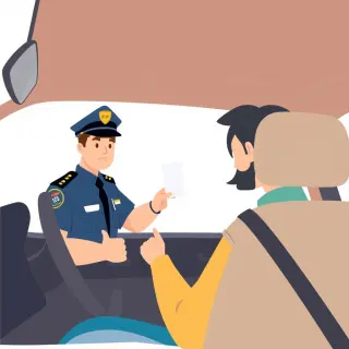 رسم توضيحي لكلمة ticket