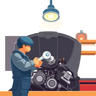 رسم توضيحي لكلمة repair