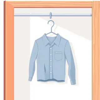 رسم توضيحي لكلمة hanger