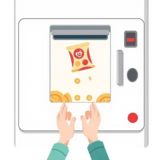 رسم توضيحي لكلمة dispense