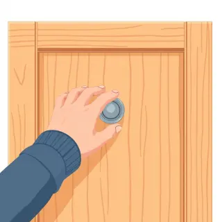 رسم توضيحي لكلمة knob