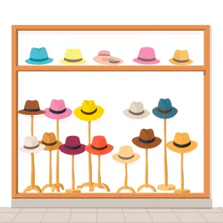 رسم توضيحي لكلمة shop