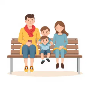 رسم توضيحي لكلمة parent