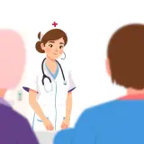 رسم توضيحي لكلمة nurse