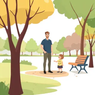 رسم توضيحي لكلمة father