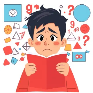 رسم توضيحي لكلمة confuse