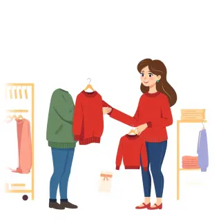 رسم توضيحي لكلمة exchange