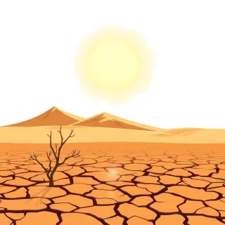 رسم توضيحي لكلمة heat