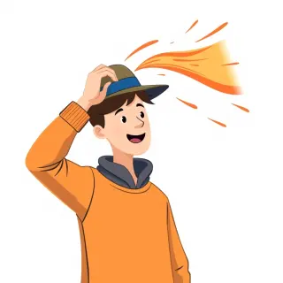 رسم توضيحي لكلمة wind
