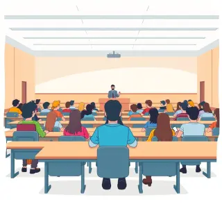 رسم توضيحي لكلمة college