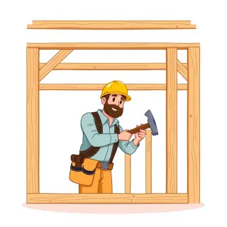 رسم توضيحي لكلمة builder