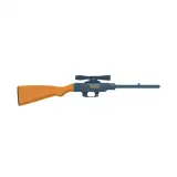 رسم توضيحي لكلمة rifle