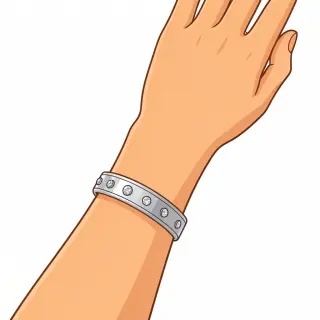 رسم توضيحي لكلمة bracelet