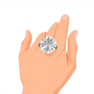 رسم توضيحي لكلمة diamond