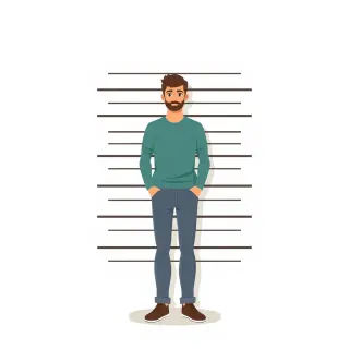 رسم توضيحي لكلمة height