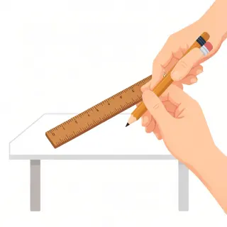 رسم توضيحي لكلمة length