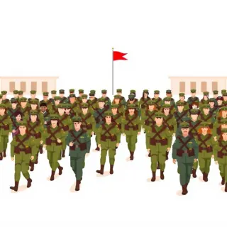 رسم توضيحي لكلمة personnel