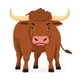 رسم توضيحي لكلمة bull