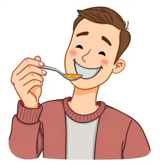رسم توضيحي لكلمة taste