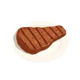 رسم توضيحي لكلمة steak