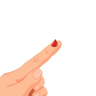 رسم توضيحي لكلمة blood