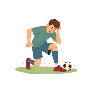 رسم توضيحي لكلمة injure