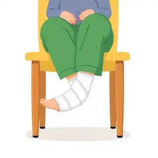 رسم توضيحي لكلمة injury