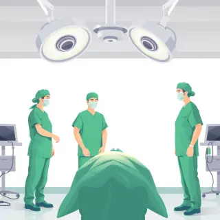 رسم توضيحي لكلمة operate