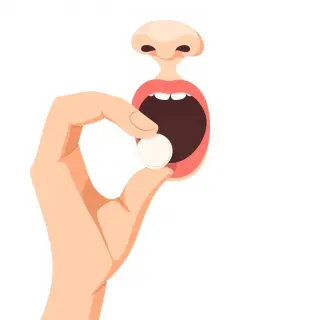 رسم توضيحي لكلمة pill