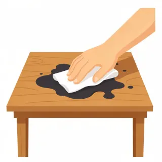 رسم توضيحي لكلمة wipe