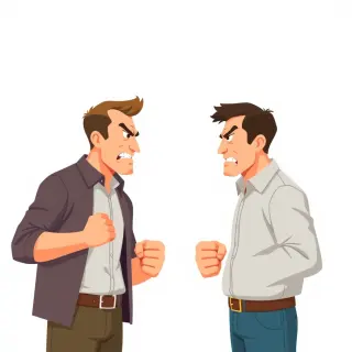 رسم توضيحي لكلمة hate