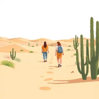 رسم توضيحي لكلمة walk