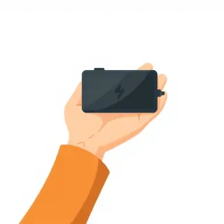 رسم توضيحي لكلمة battery