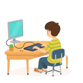 رسم توضيحي لكلمة computer