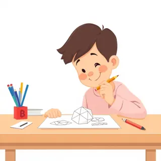 رسم توضيحي لكلمة figure out