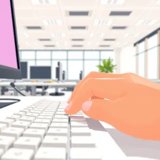 رسم توضيحي لكلمة key in