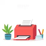 رسم توضيحي لكلمة print