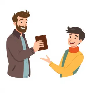 رسم توضيحي لكلمة trust