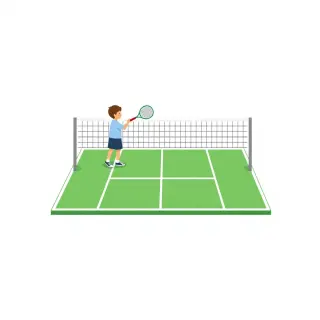 رسم توضيحي لكلمة court